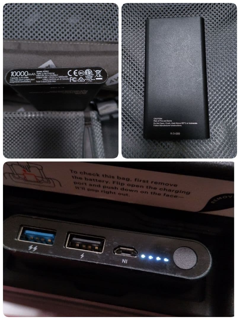 AWAY キャリーケース　スチールグレー