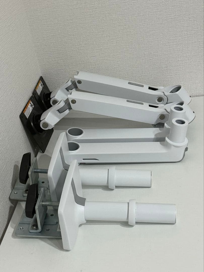 エルゴトロンlx ホワイト モニターアーム ×2