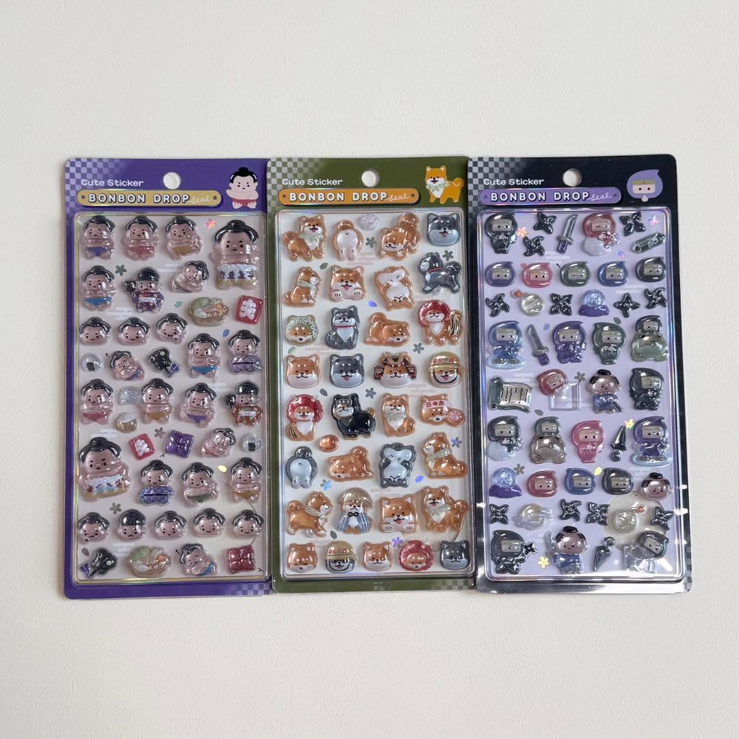 正規品 ボンボンドロップシール 和柄 9種類セット クーリア