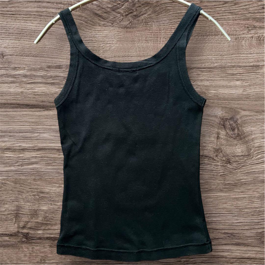 90S ヒステリックグラマー BLACK×SILVER タンク 初期タグ Y2K