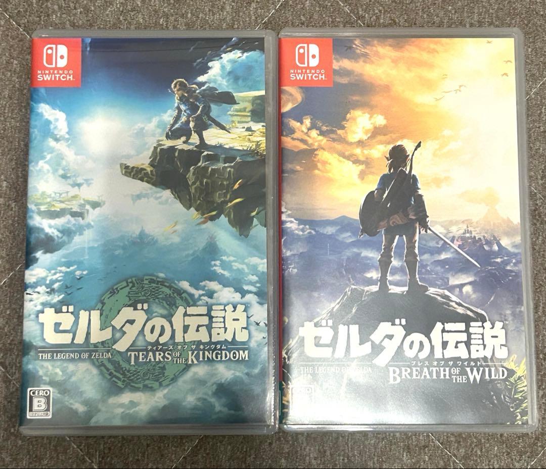 ゼルダの伝説 ティアーズオブザキングダム ブレスオブザワイルド 2本セット