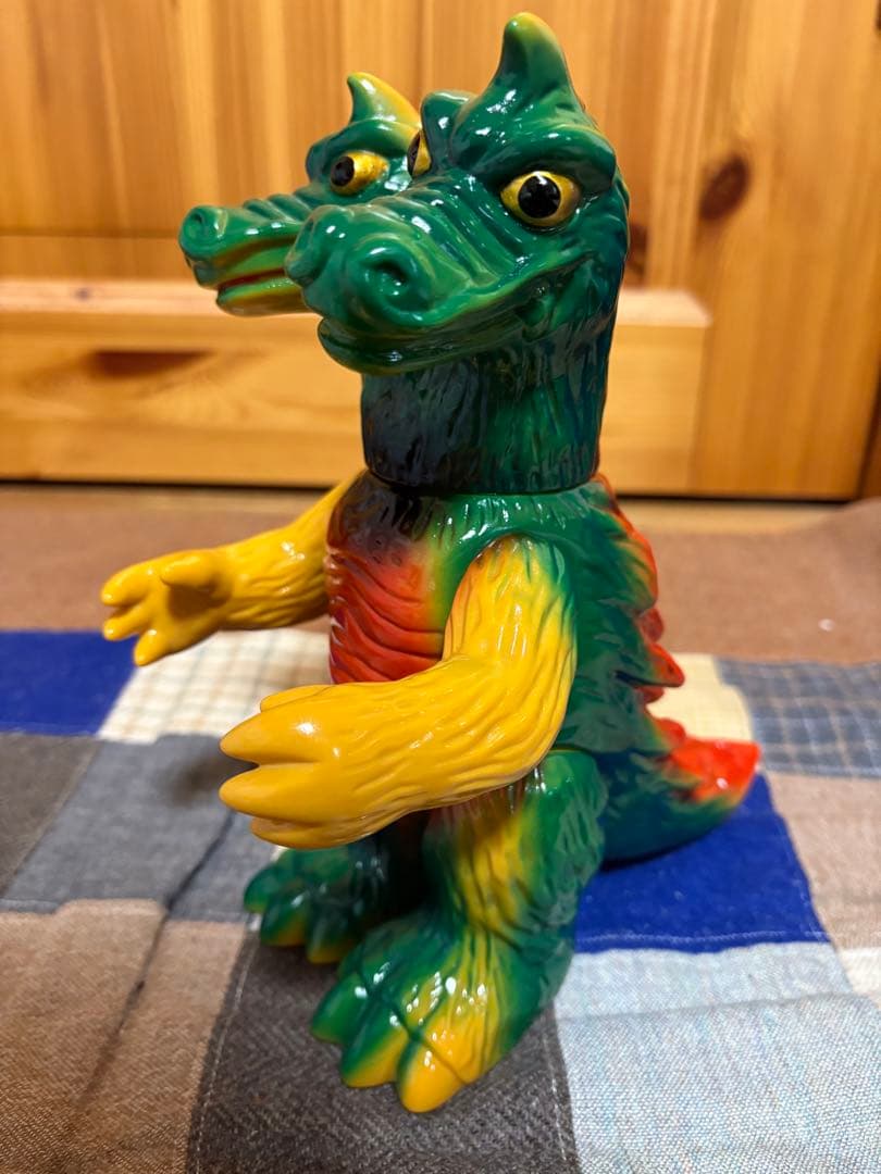 [美品]バロン350 マルサンのソフビ怪獣シリーズ 火山怪獣