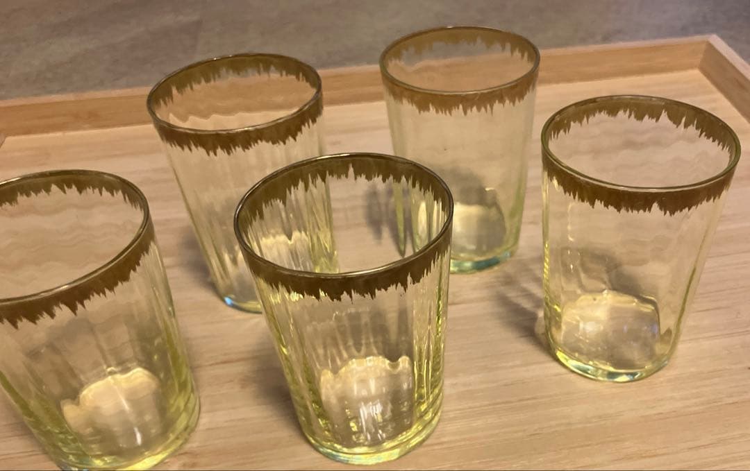 Daum Nancy アンティークオパールセント　６個セット