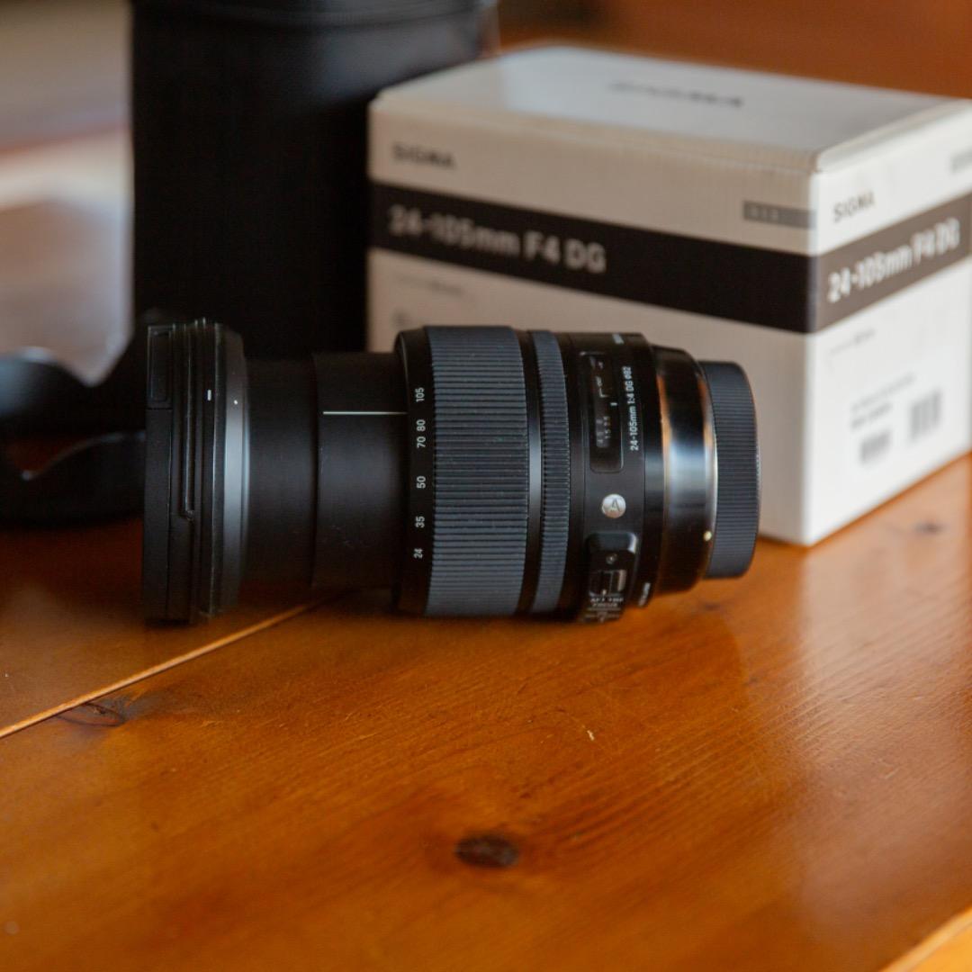 【美品】siguma 24-105mm F4 DG EFレンズ