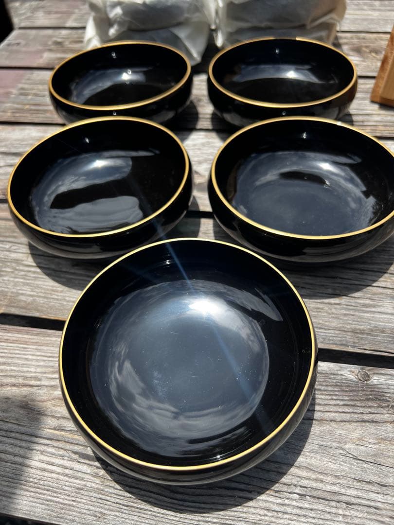 73 未使用 輪島塗 坂本漆器店製 小鉢 10客