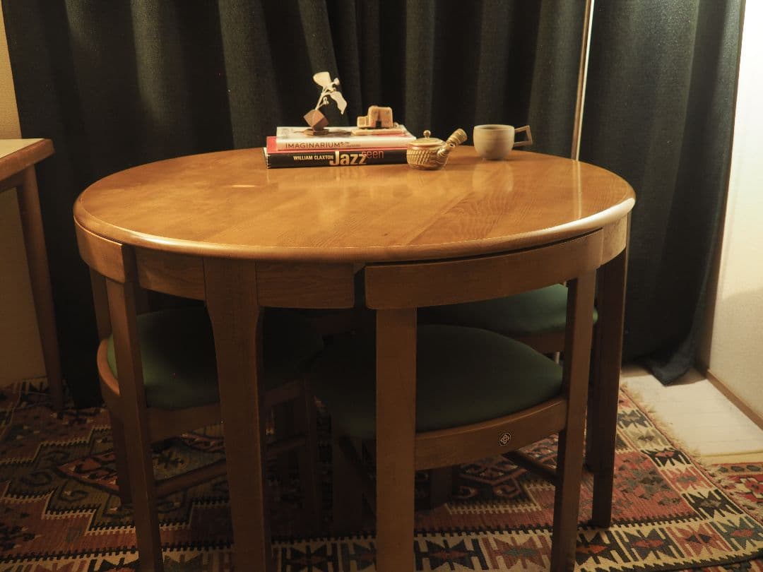 【thkm1078様】ラウンドダイニングテーブル&チェア