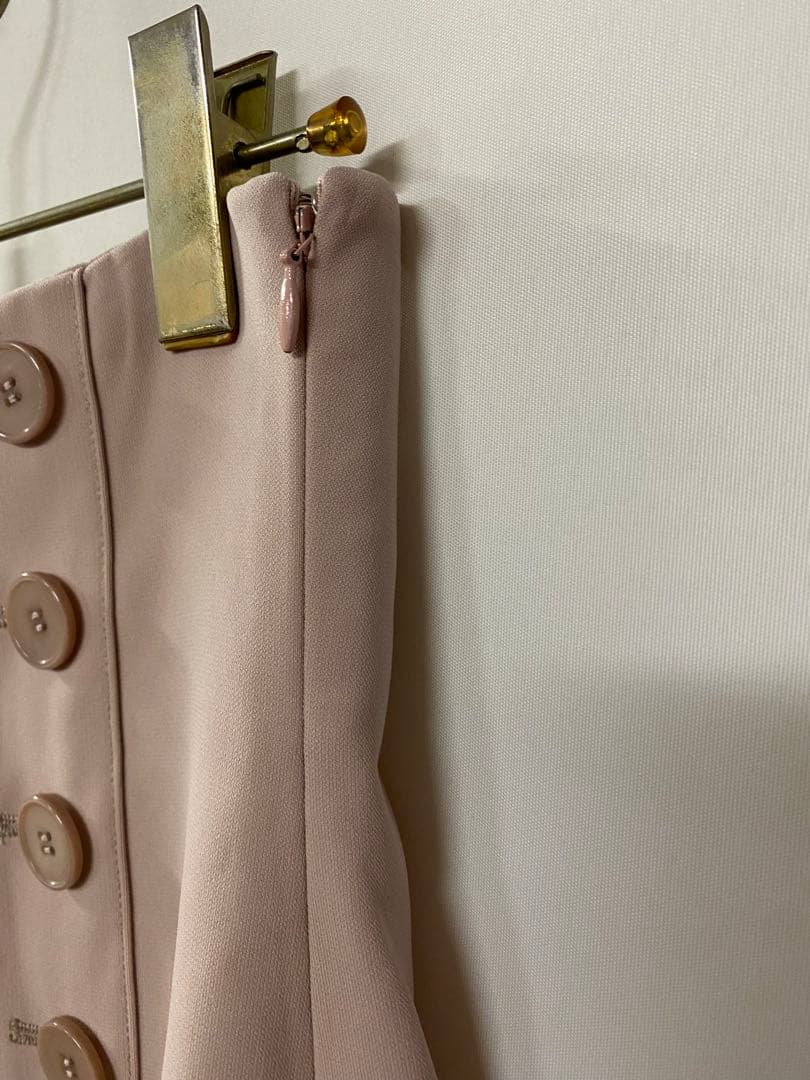 SNIDEL /スナイデル　ハイウエストキュロットショートパンツピンクベージュS