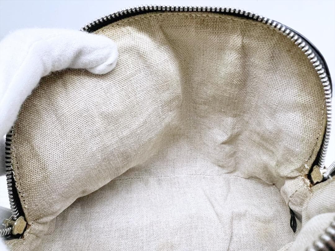 GUCCI　グッチ　マクロシマ　エンボス　ハンドバッグ　黒　449663