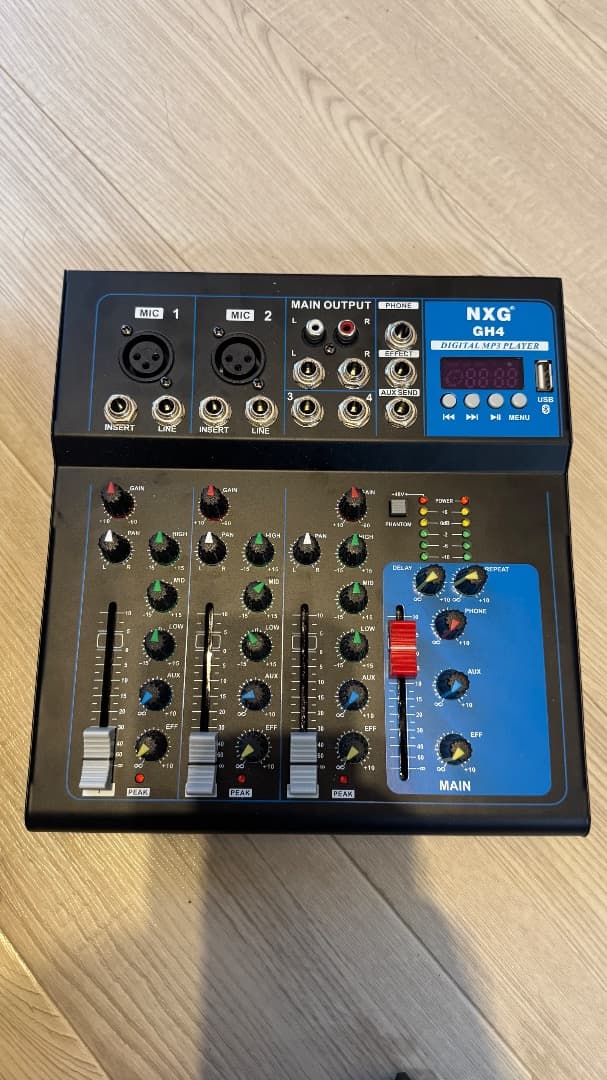 NXG GH4 アナログミキサー 4チャンネル