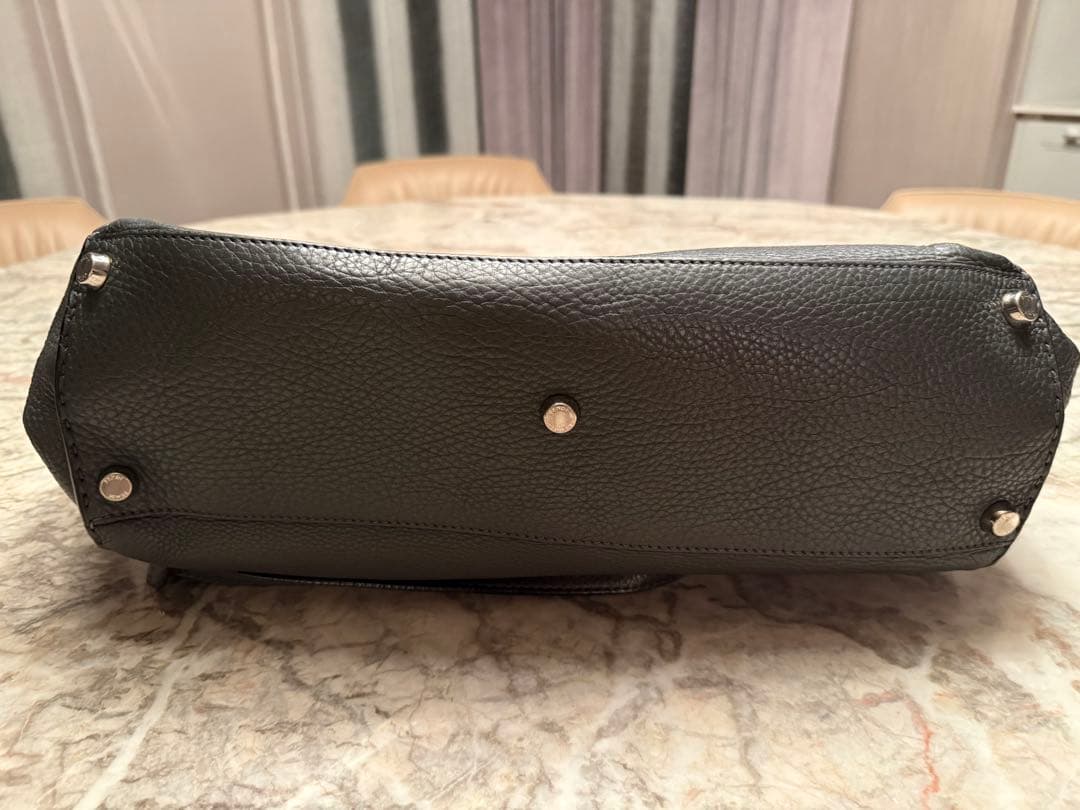 FENDI ビジネスバッグ ブラック レザー