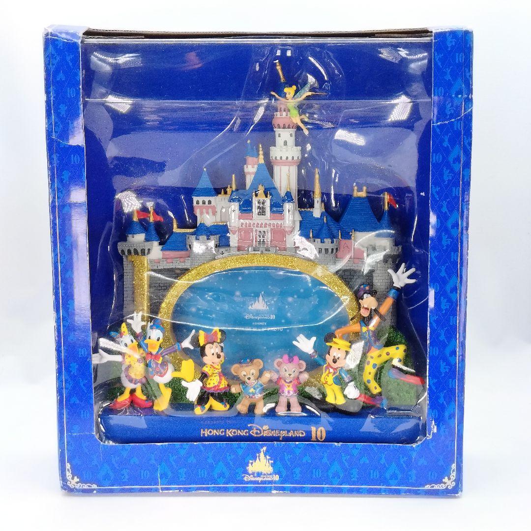 未使用 香港ディズニーランド 10周年 フォトスタンド 写真立て 限定