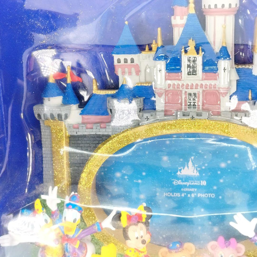 未使用 香港ディズニーランド 10周年 フォトスタンド 写真立て 限定