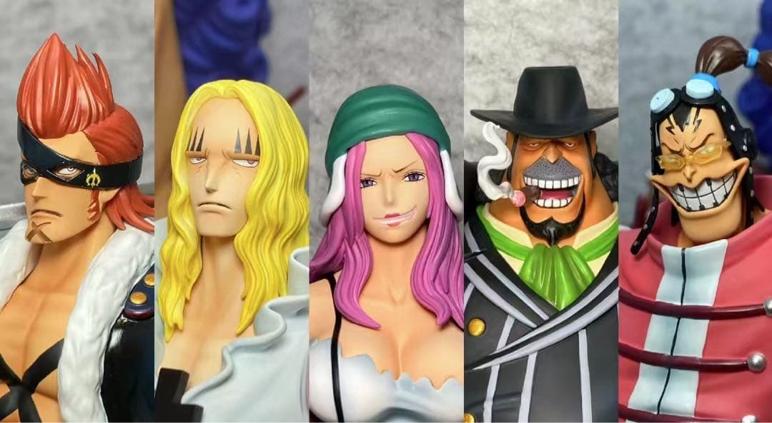 ワンピース スーパールーキー 超新星 5点 ガレージキット ガレキ スタチュー