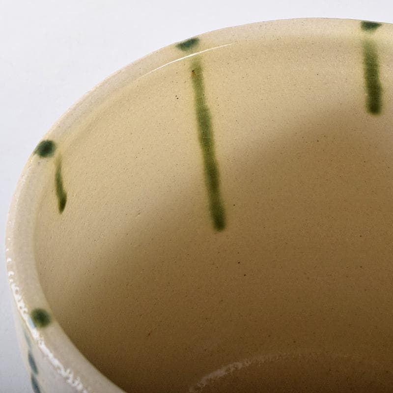 hiro　茶道具　弥七田織部　壱陶造　水指　共布共箱　V　R8707B