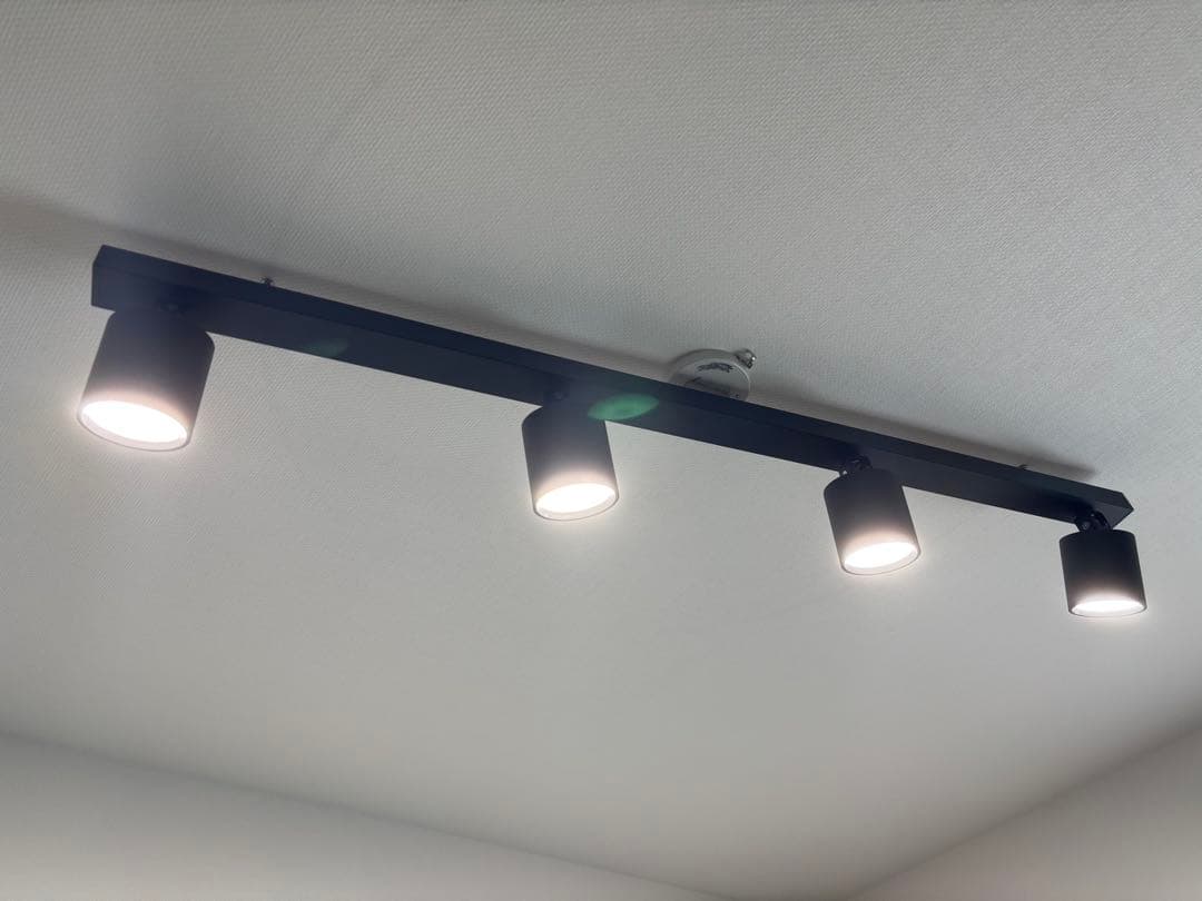 美品 アートワークスタジオ グリッド4 ダウンライト　ブラック