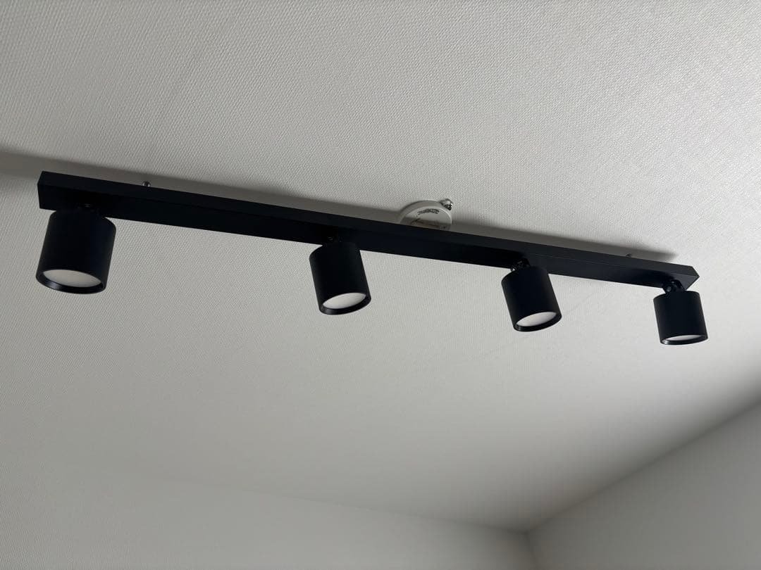 美品 アートワークスタジオ グリッド4 ダウンライト　ブラック