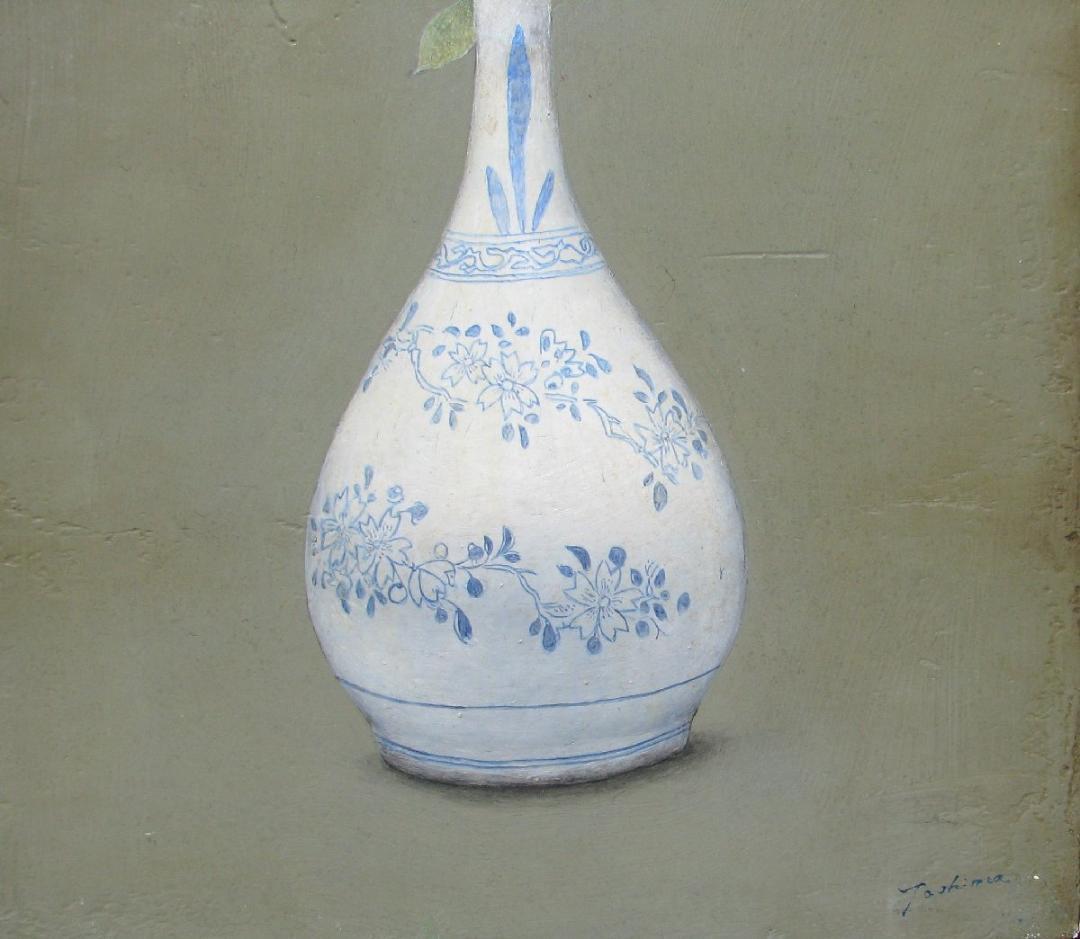 リアリズムの精髄,戸嶋但「紅薔薇」4号油彩