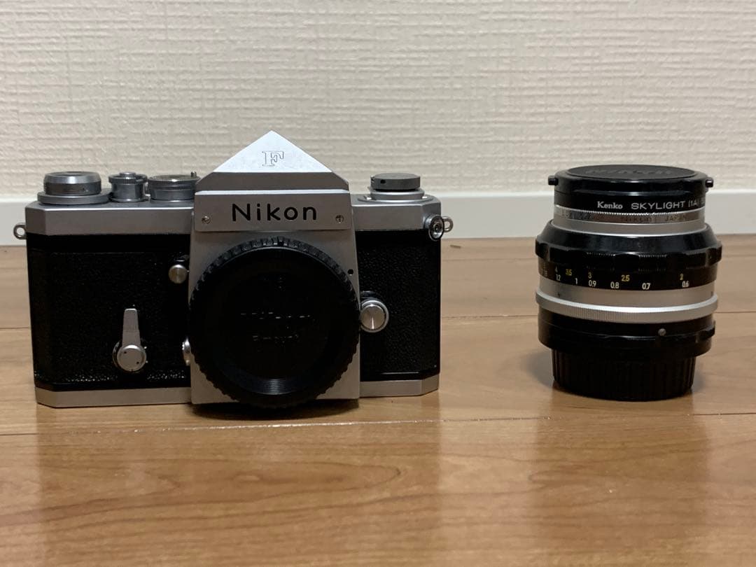 【OH済】Nikon F 一眼レフカメラ + 50mm f1.4レンズ
