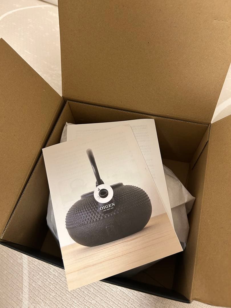 及源　南部鉄瓶OIGEN 鉄瓶 まろみアラレ 1L H171