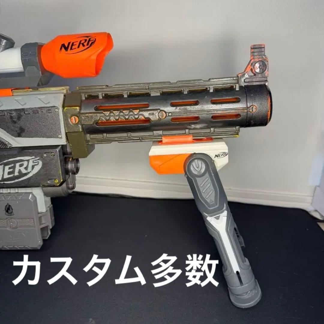 【NERF】魔改造 カスタム アタッチメント多数 スコープ付き 世界に一つ限定品