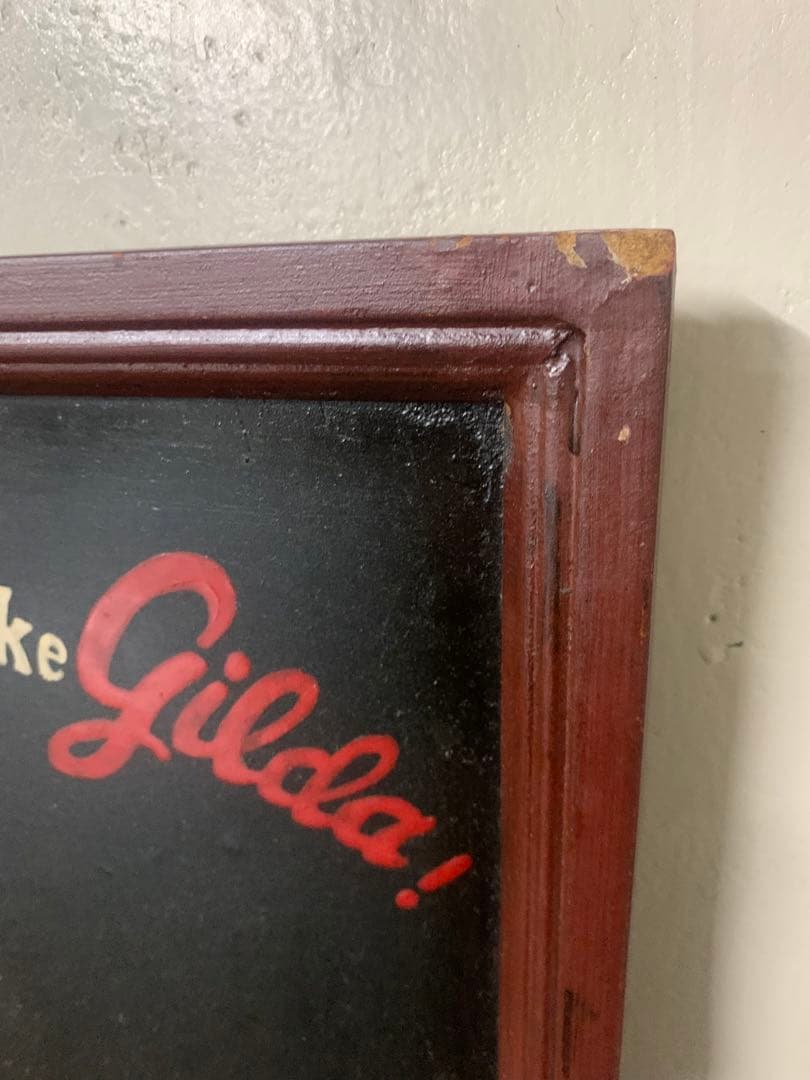 激レア！1940' Rita Hayworth Gilda映画看板レリーフアート