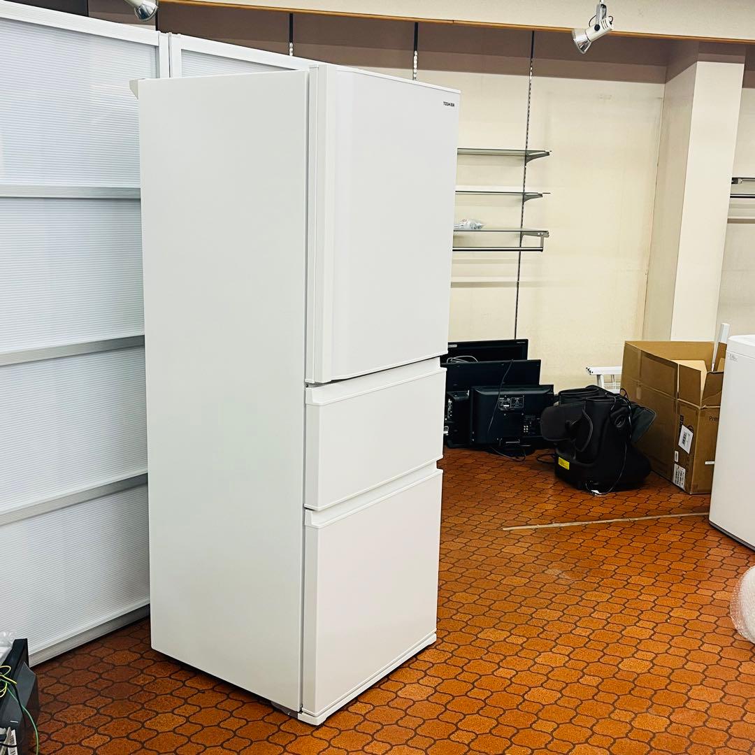 【美品】TOSHIBA 冷凍冷蔵庫 GR-V33SC (WU) 2024年製