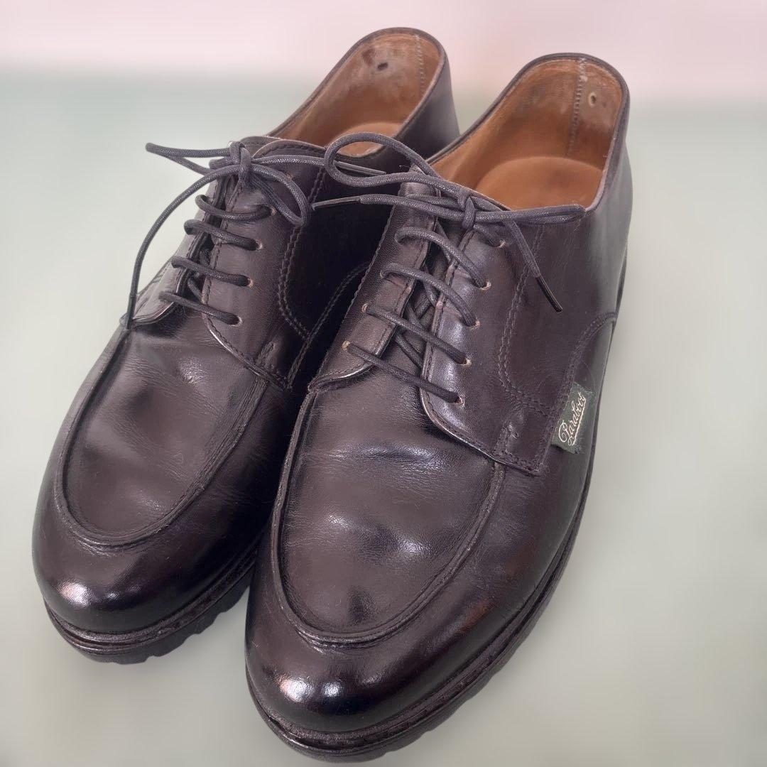 P a r a b o o t黒 ドレスシューズ レザー約25センチ