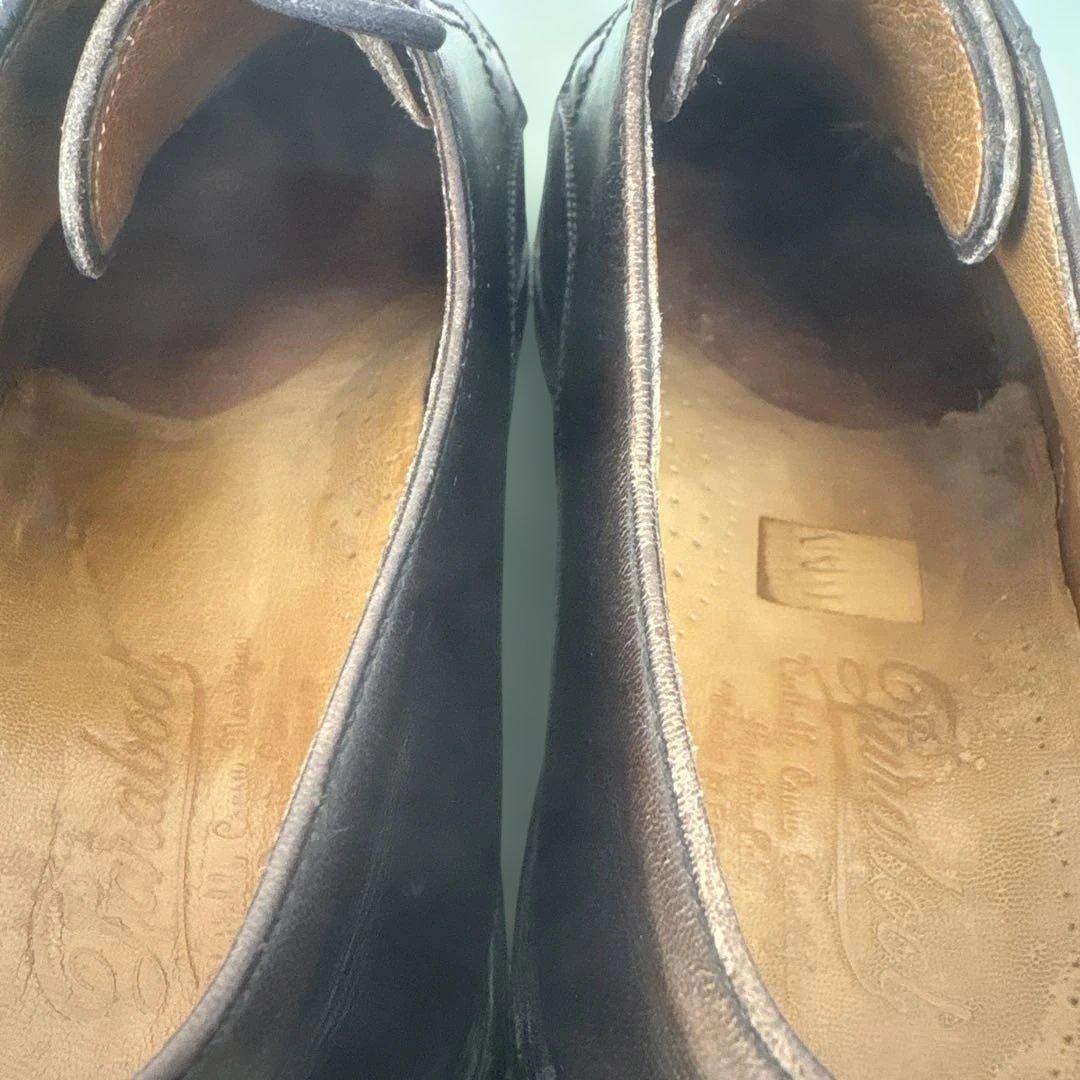 P a r a b o o t黒 ドレスシューズ レザー約25センチ