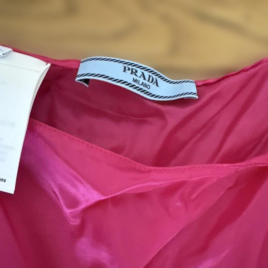 【新品未使用】PRADA ツイードプリーツスカート