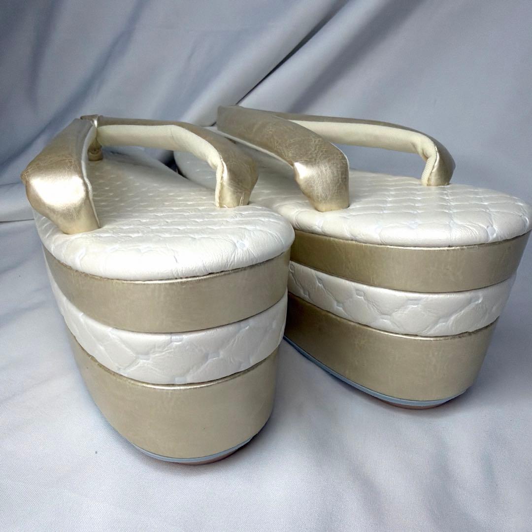 新品　2026年最新モデル　草履　バッグ　セット　振袖用　白　日本製　フリー