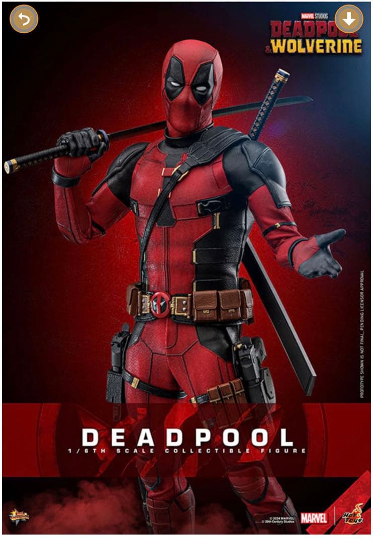 新品　ホットトイズ　デッドプール デッドプール&ウルヴァリン版　通常版