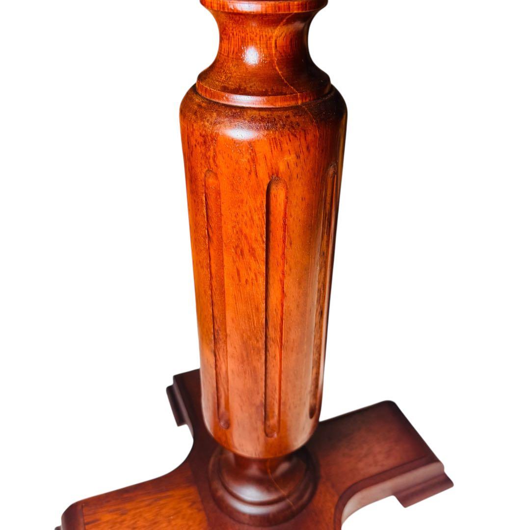 【美品】高級感漂うアンティーク調サイドテーブル／花台／電話台にも♪