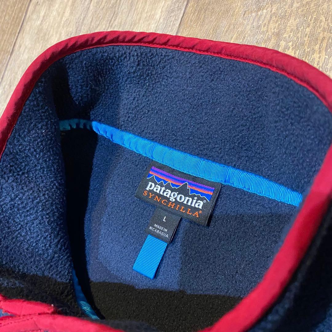 patagonia synchilla snapT シンチラスナップt L