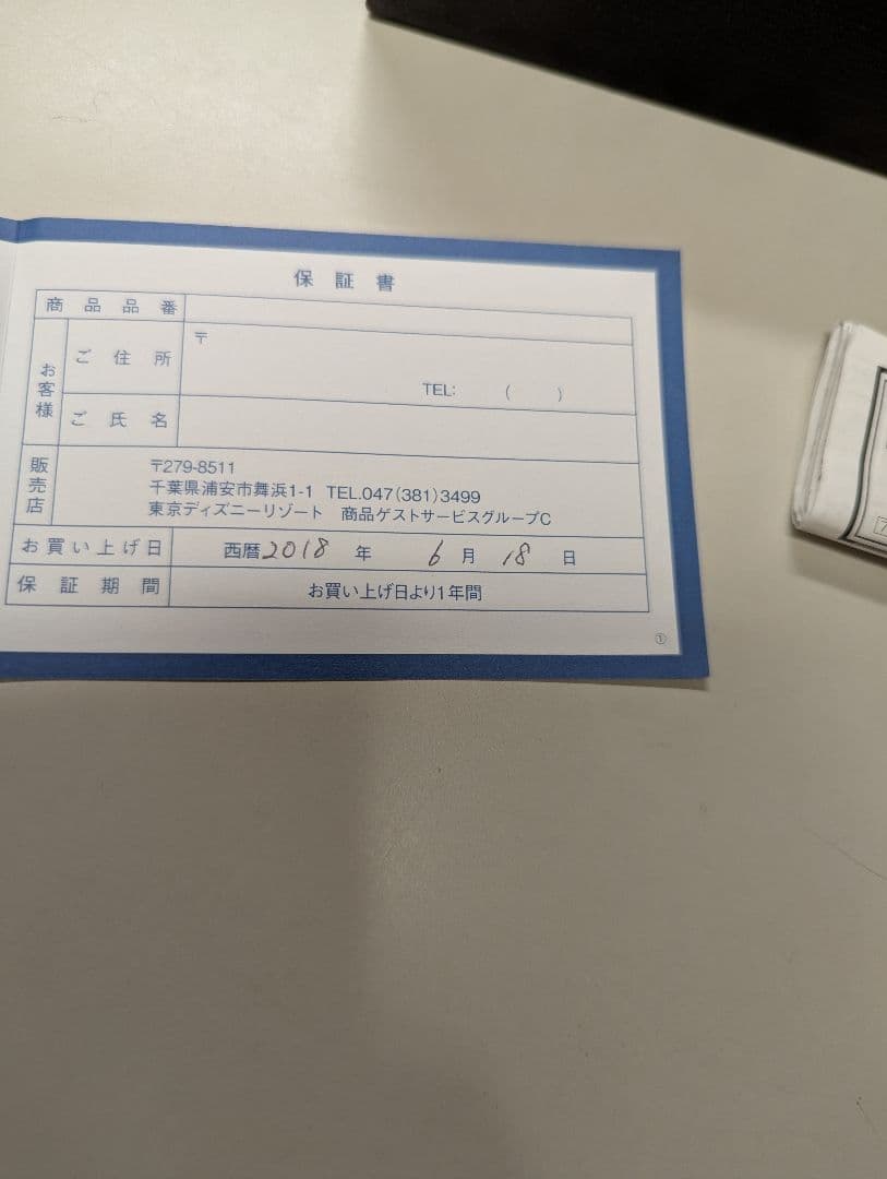 37499→36000ソーラー充電　Club33 ディズニー ディズニー