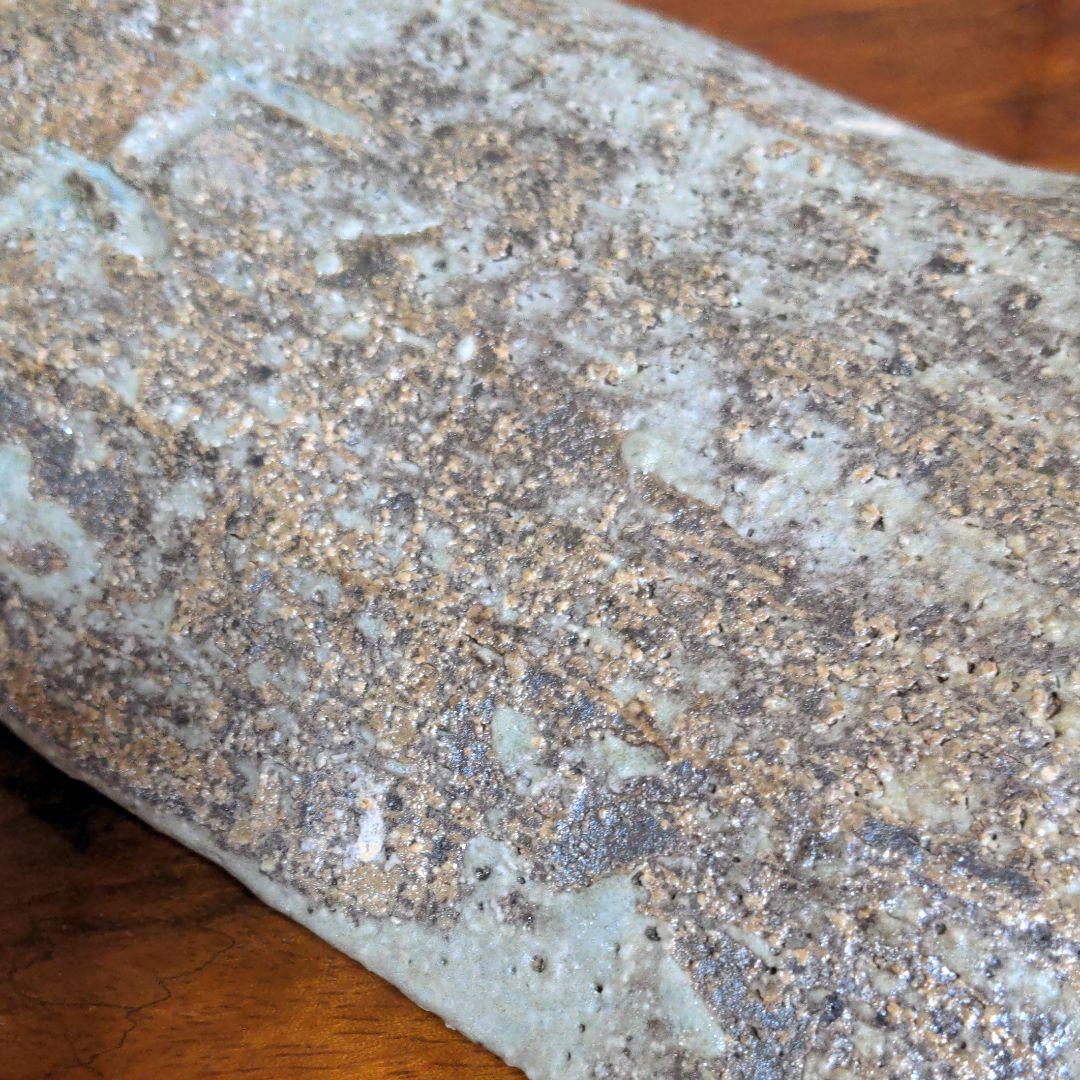 常滑焼　長角皿　大迫みきお作