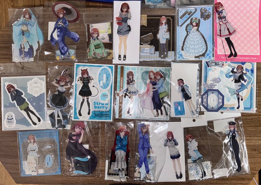 中野三玖アクリルスタンド未開封まとめ売り　（ハイチュウ懸賞）