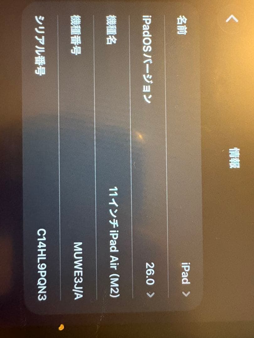 Apple 11インチ iPad Air (M2)