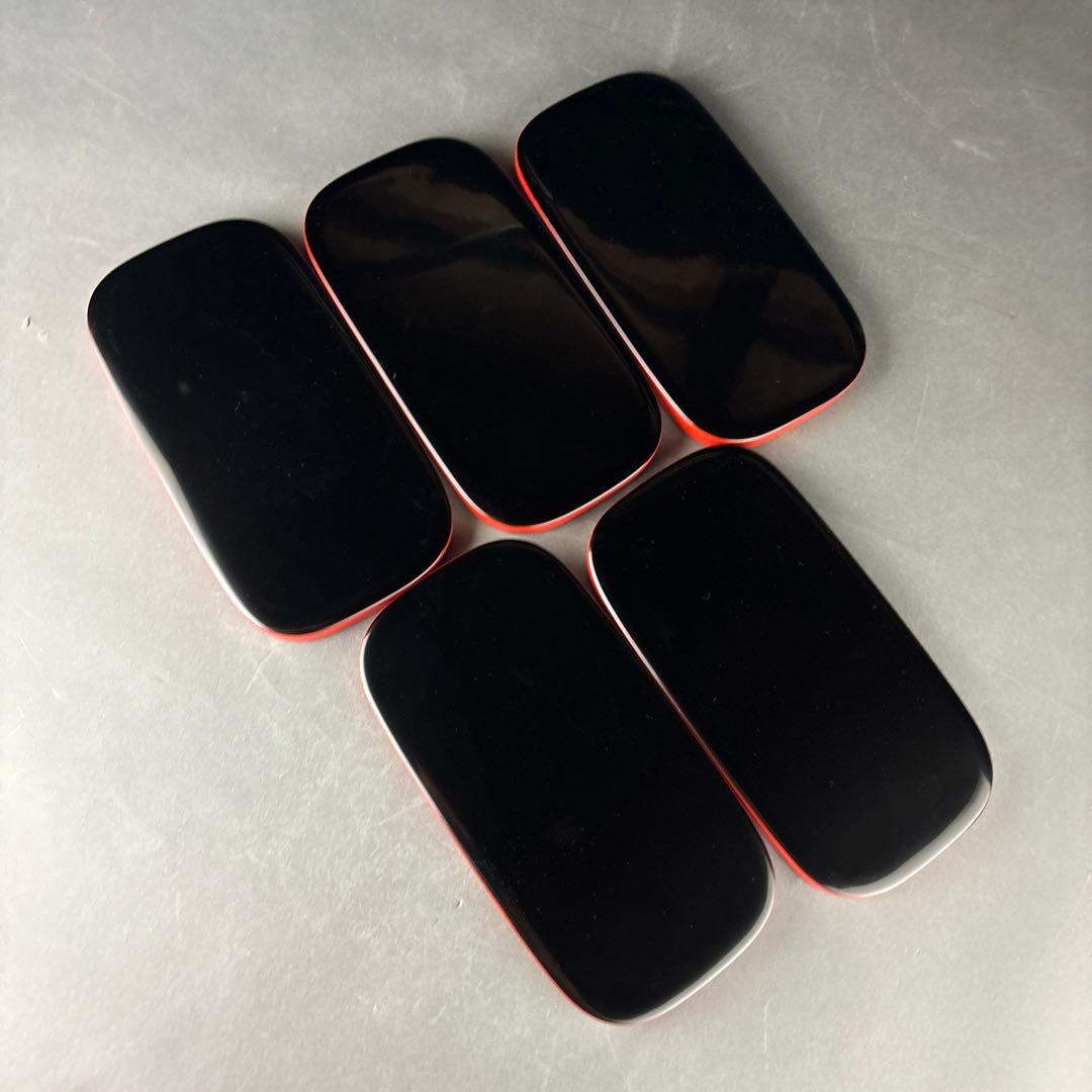 輪島塗　銘々皿　5客　塗師　大徹　共箱