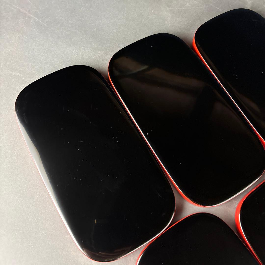 輪島塗　銘々皿　5客　塗師　大徹　共箱