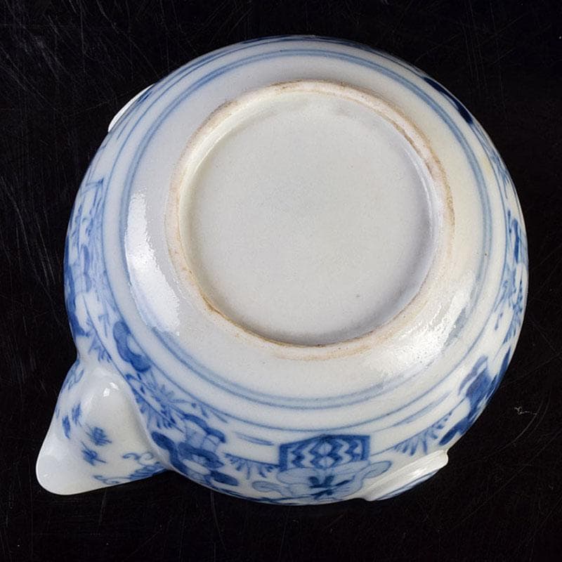 煎茶道具　平戸焼　染付　人物文　宝瓶　V　R9205