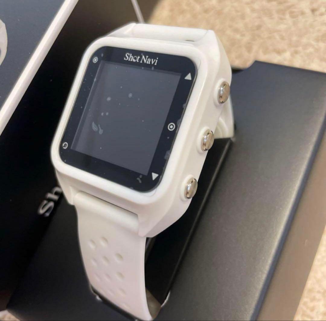 【新品未使用】ショットナビHag Beyondハグビヨンド ウォッチ型 ホワイト