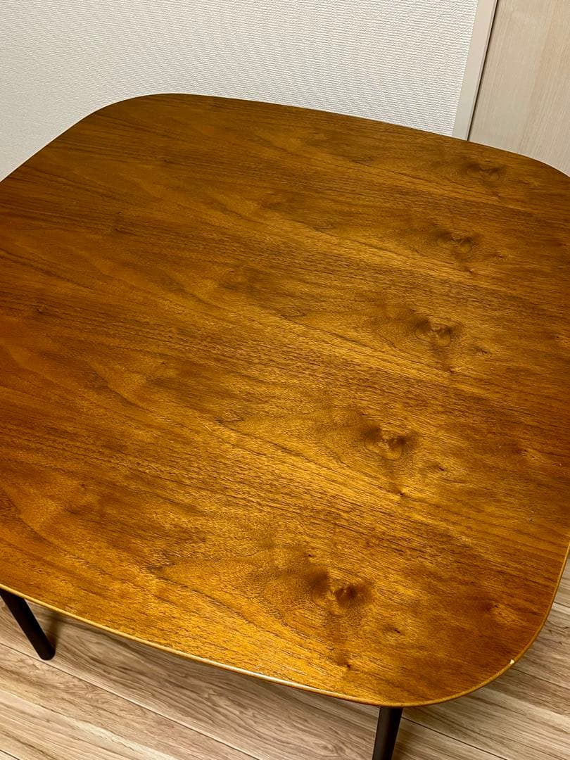 NOCE(ノーチェ)棚付きアイアンウッドテーブル幅80cm