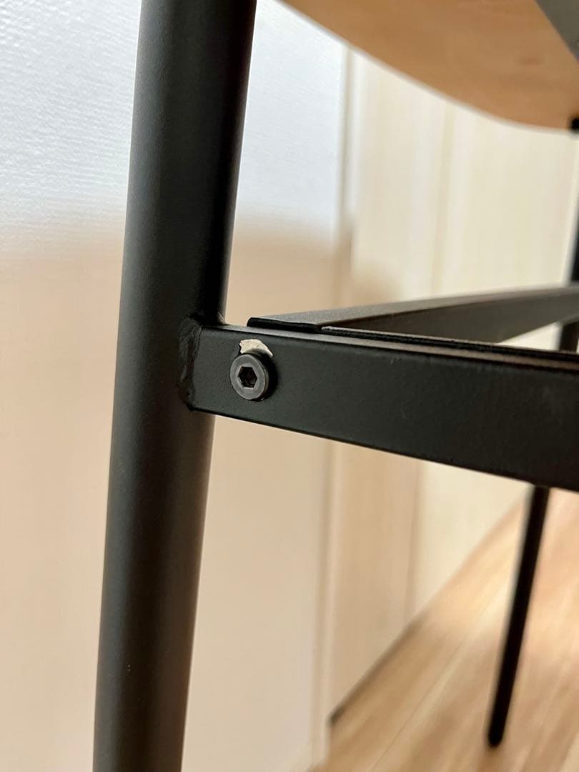 NOCE(ノーチェ)棚付きアイアンウッドテーブル幅80cm