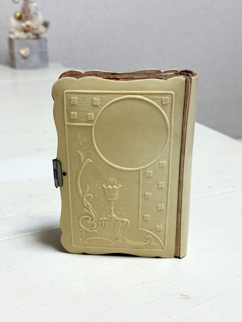 古書　フランス　ミセル　聖書　キリスト　マリア　フランスアンティーク