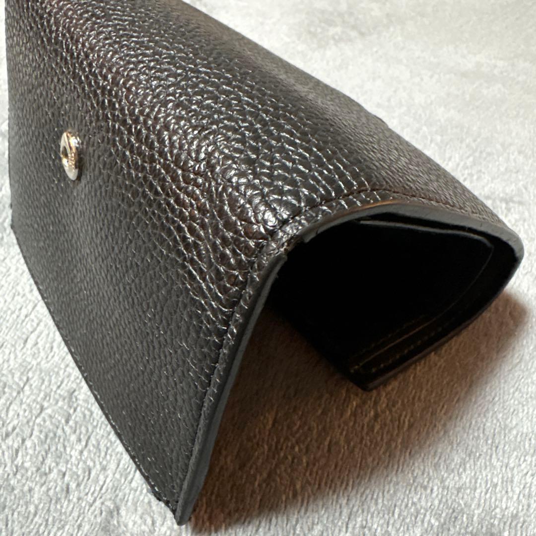 LOEWE バーティカル ウォレット スモール　ブラック　三つ折り財布