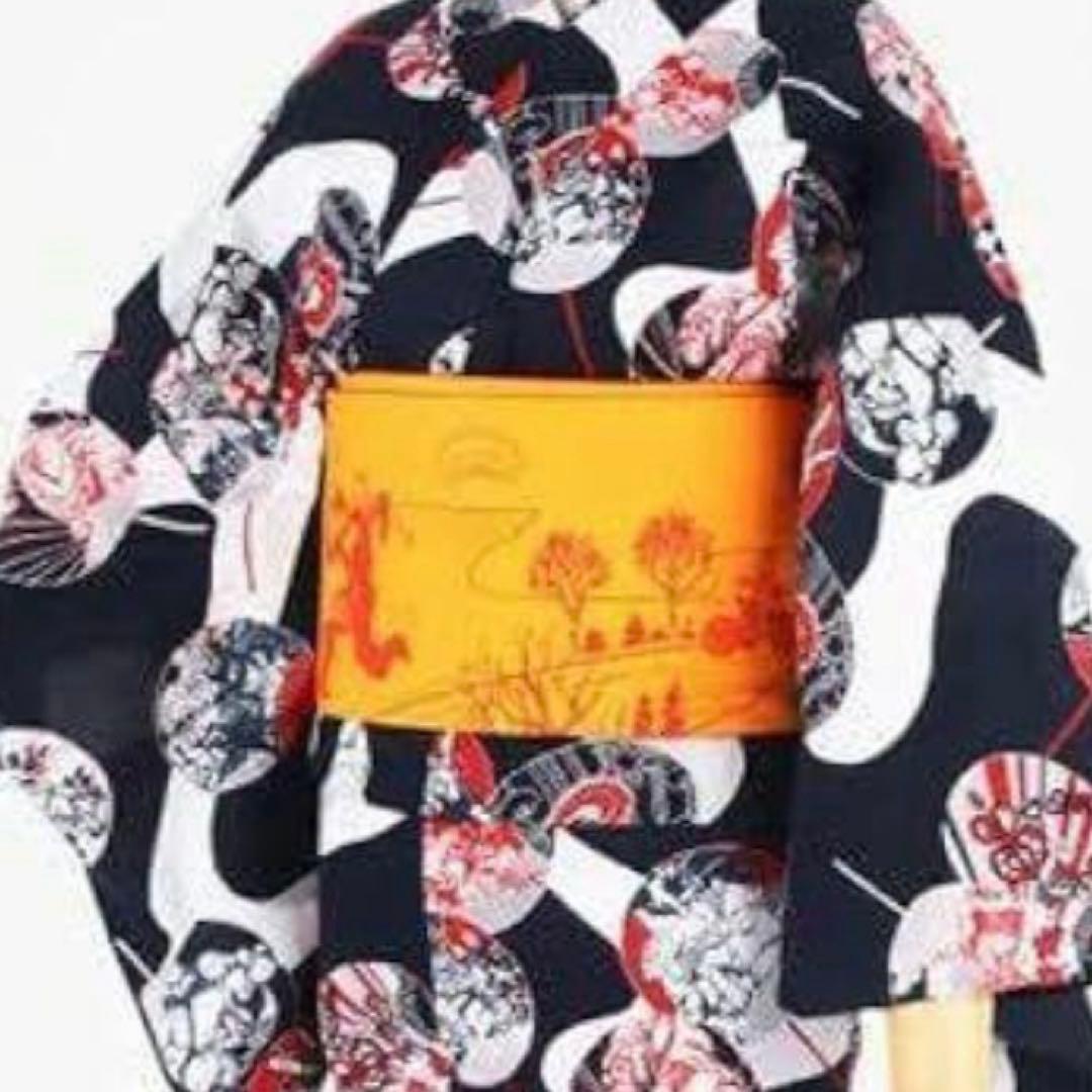 受注生産品　JOJO浴衣帯　ジョジョの奇妙な冒険　帯　荒木飛呂彦原画　ジョジョ展