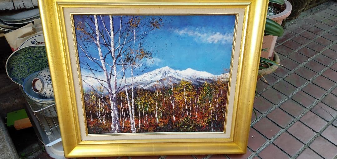 油絵10号です送りもできます