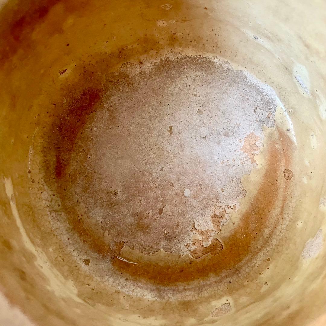 南仏陶器パテポット　コンフィ　フランスアンティーク　フラワーベース　ピシェジャグ