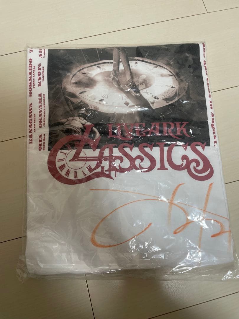 サイン入りTシャツ あらき 「LIVE ARK CLASSICS」