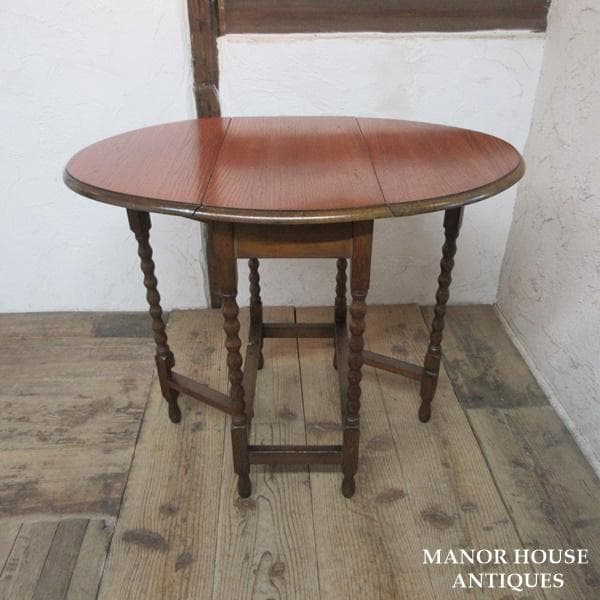 英国 アンティーク 家具 スモールゲートレッグテーブル バタフライ 6139e